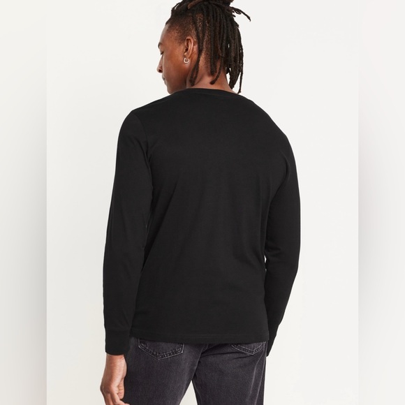 🆕 3-Pack Old Navy Men’s Rotation Crew Neck Long Sleeve T-Shirt Black XLarge XL - Picture 5 of 14